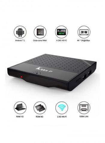 Smart TV Box KM8P Black/White