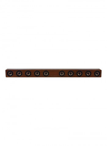 Subwoofer Wooden Bluetooth Speaker With Remote Control HPEDA00999301A Beige/Black