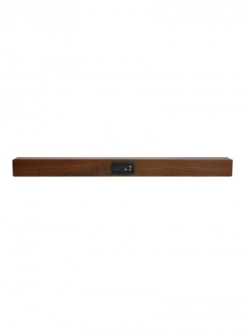 Subwoofer Wooden Bluetooth Speaker With Remote Control HPEDA00999301A Beige/Black