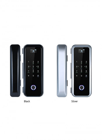 Smart Fingerprint Navigation Touchscreen Lock Black 26.50x5x8.70centimeter