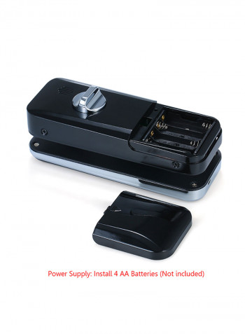 Smart Fingerprint Navigation Touchscreen Lock Black 26.50x5x8.70centimeter