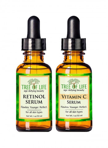 Pack Of 2 Anti-Ageing Serum