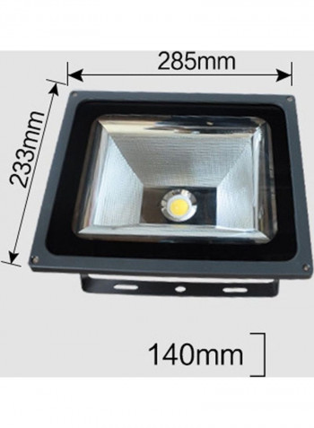 150W LED Engineering Projection Light Lamp Black 43x34x22centimeter