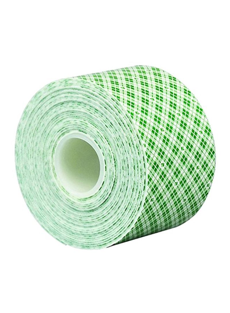 Double Sided Foam Tape Green/White