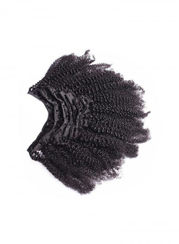 7-Piece Hair Extensions Set Afro Kinky Curly 4B/4C 16inch