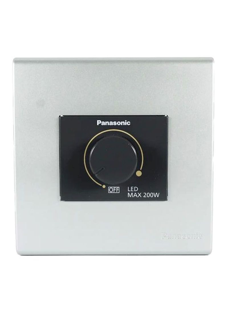 LED Dimmer Switch Silver/Black 8.5x8.5x5.7cm
