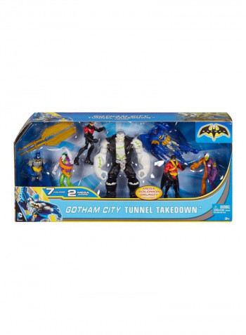 7-Piece Gotham City Tunnel Takedown Figures