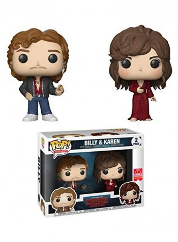 2-Pack Billy and Karen Wheeler Vinyl Figure Toy 6 x 9inch