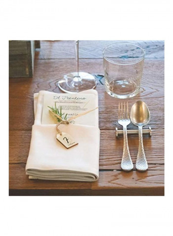 5-Piece Stainless Steel Cutlery Set Silver