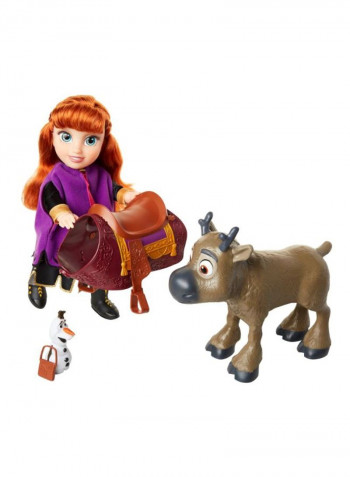 مجموعة لعب مكونة من دمية شخصية أنا وسفين من فيلم "Frozen 2"