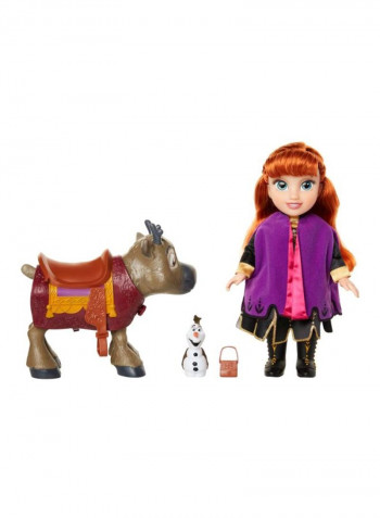 مجموعة لعب مكونة من دمية شخصية أنا وسفين من فيلم "Frozen 2"