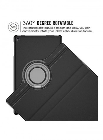 Flip Cover With Stand For Amazon Fire HD 6/7/8 Black
