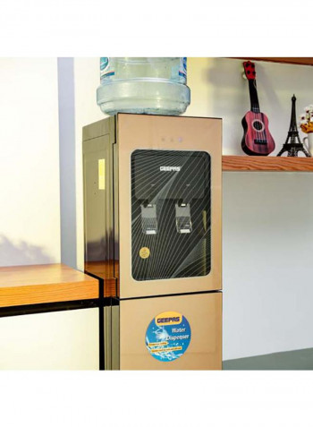 Water Dispenser With Refrigerator 95W GWD8363 Silver/Black/Yellow