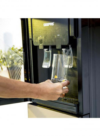 Water Dispenser With Refrigerator 95W GWD8363 Silver/Black/Yellow