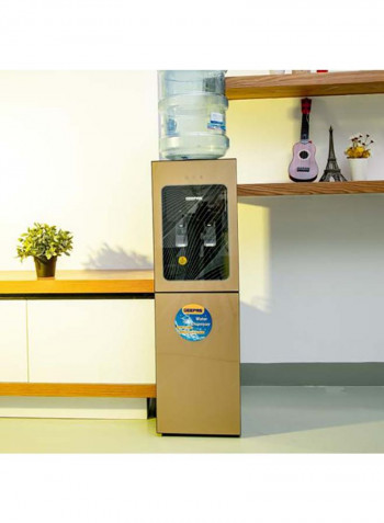 Water Dispenser With Refrigerator 95W GWD8363 Silver/Black/Yellow