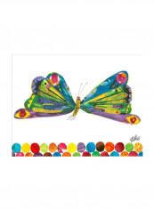 Butterfly Canvas Wall Art Blue/Green/Yellow 1.5x18x14inch