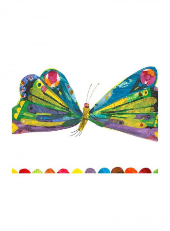 Butterfly Canvas Wall Art Blue/Green/Yellow 1.5x18x14inch
