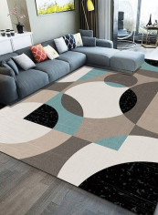 1 Piece Home Nordic Style Simple Geometric Anti-Slip Floor Rug multicolour 80*180 (W*L)cmcm