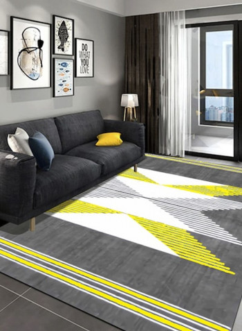 Geometric Non Slip Nordic Simple Rug Grey 80*180 (W*L)cmcm