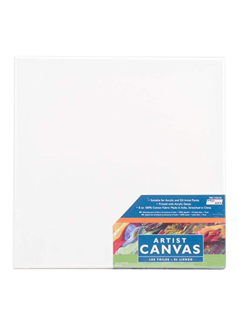 Stretched Artist Canvas White