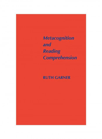 Metacognition And Reading Comprehension Hardcover