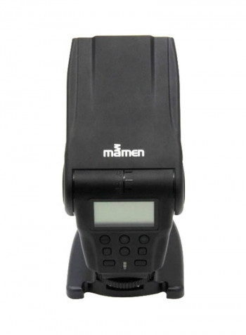 LED Flash With Self Timer Black