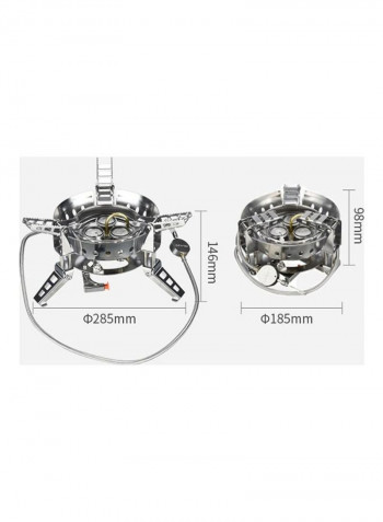 Outdoor Camping Stoves Heads 19.5x19.5x12cm