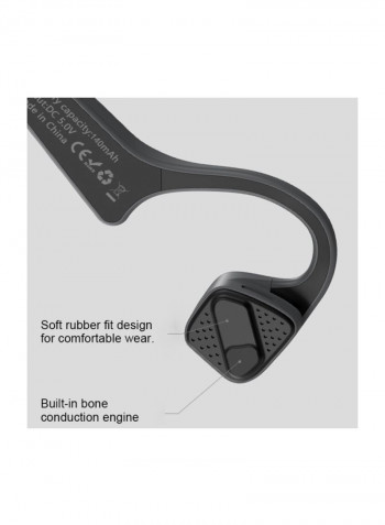 Wireless In-Ear Neckband Headphones Grey