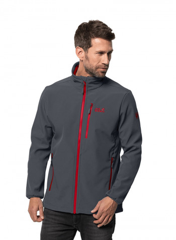 Full Zipper Whirlwind Jacket Dark Grey