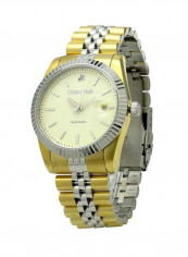 Men's Stainless Steel Analog Quartz Wrist Watch TW-DT170476MGYS