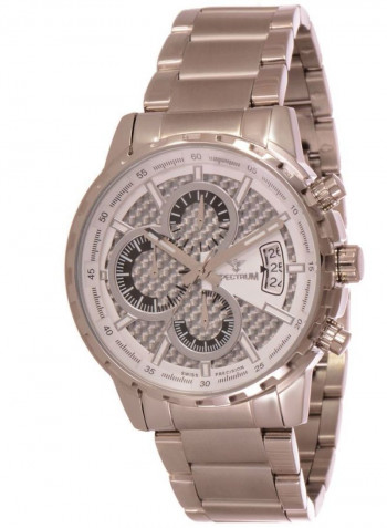Men's Stainless Steel Analog Watch S12428M