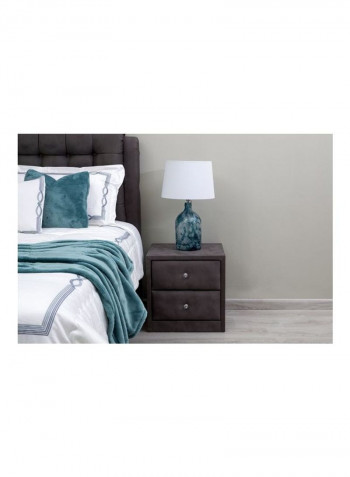 Bedroom Nightstand Grey