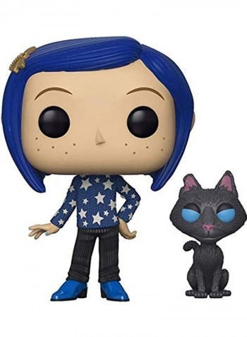 Coraline With Cat Vinyl Figure 4x7inch