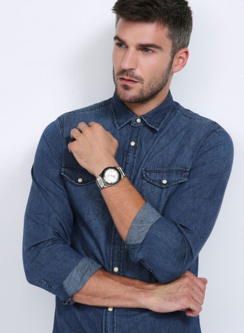 Men's Stainless Steel Analog Watch 92821M