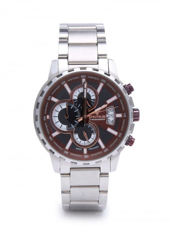 Men's Stainless Steel Analog Watch S12428M
