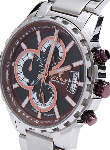 Men's Stainless Steel Analog Watch S12428M