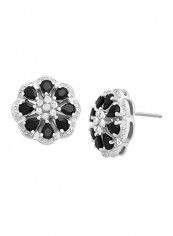 Sterling Silver Natural Stud Earrings
