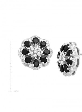 Sterling Silver Natural Stud Earrings