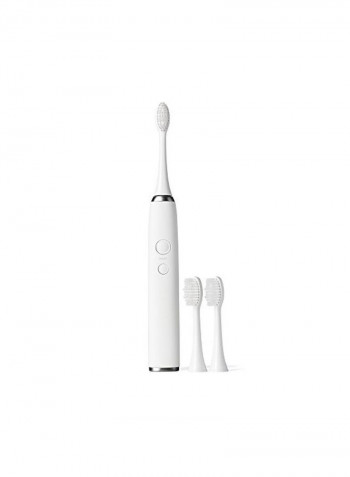 Elements Sonic Toothbrush With UV Sanitizing Charging Base White/Silver