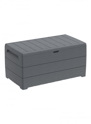 Cedargrain Resin Storage Deck Box Grey 129.5x70x62.5cm