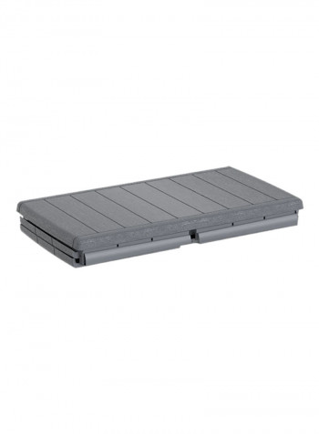 Cedargrain Resin Storage Deck Box Grey 129.5x70x62.5cm
