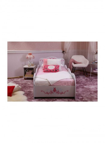 Carriage Designed Bed White/Pink 206x81x94centimeter