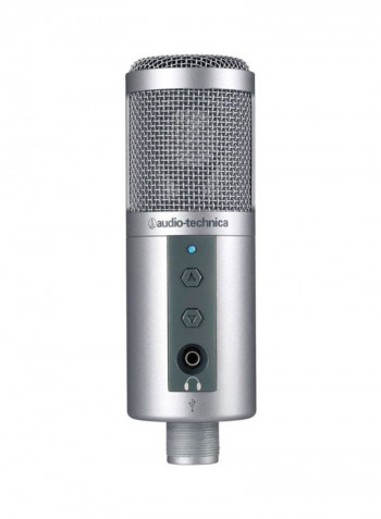 USB Condenser Microphone ATR-2500 Silver ATR-2500 Silver