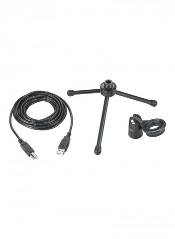USB Condenser Microphone ATR-2500 Silver ATR-2500 Silver