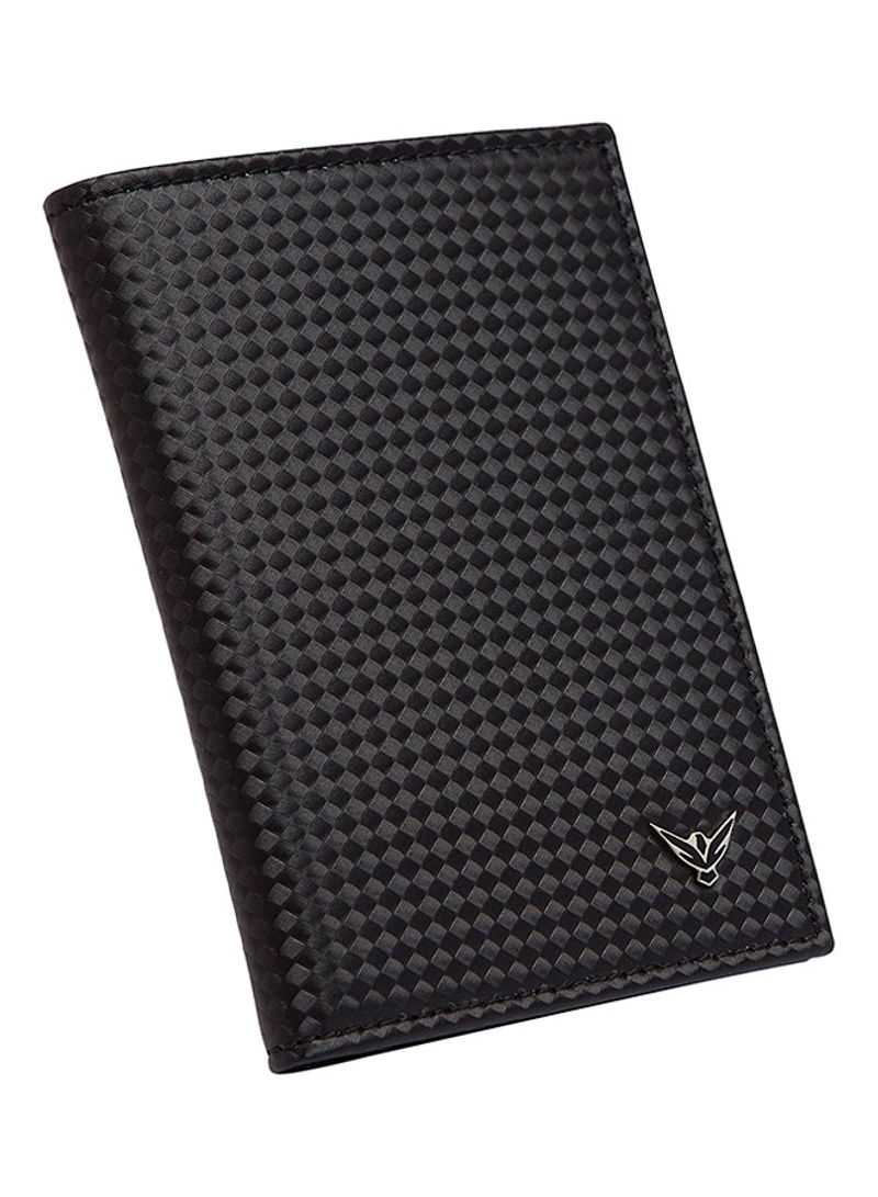 Carbon Nero Bi-Fold Wallet Black