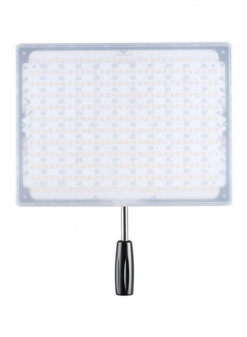 LED YN-600RGB Light A/C Adapter 12.8x8.9x2.4inch Black/White