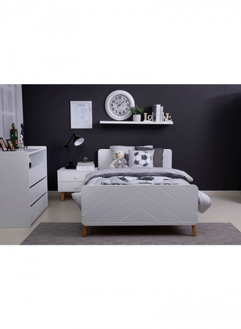 Lavoisier Kids Single Bed White 120X200127x82x206cm