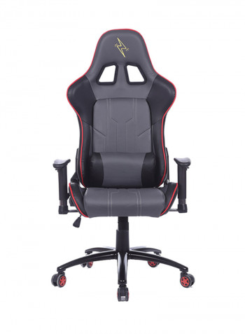 2D Armrest With Metal Base Gaming Chair Grey/Black