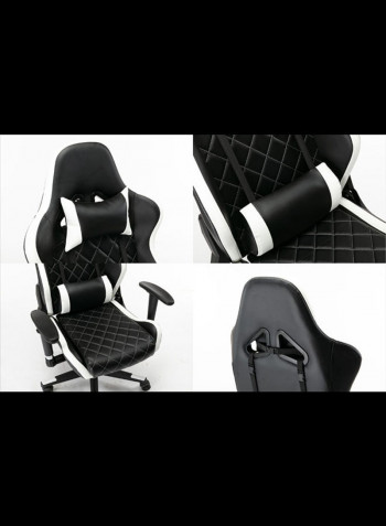 Racing Style Gaming Chair Black/White