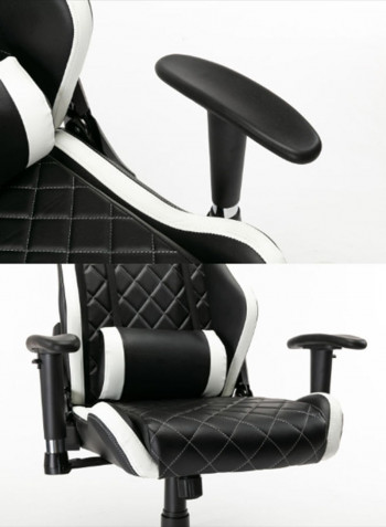 Racing Style Gaming Chair Black/White